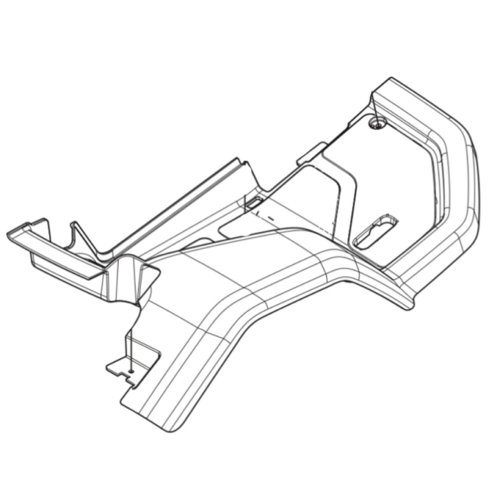 Kannen jalkalevy, oikea ryhmässä Varaosat / Rider Varaosat / Varaosat Husqvarna Rider 420 TSX AWD @ GPLSHOP (5894975-01)