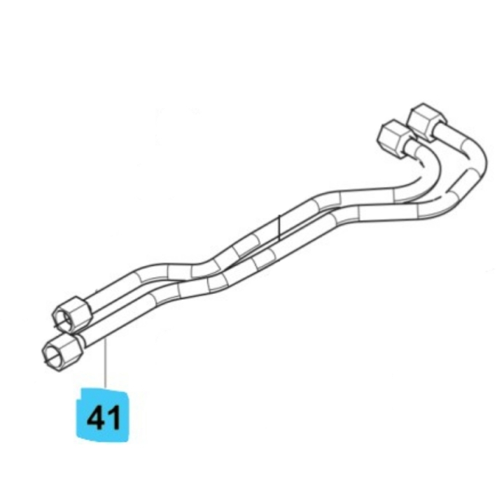 Hydrauliputki Vfmu:lle ryhmässä Varaosat / Rider Varaosat / Varaosat Husqvarna Rider 420 TSX AWD @ GPLSHOP (5895618-01)