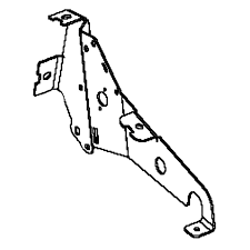 Konsolin puoli Rhs Ms 498 harmaa 5896268-04 ryhmässä  @ GPLSHOP (5896268-04)