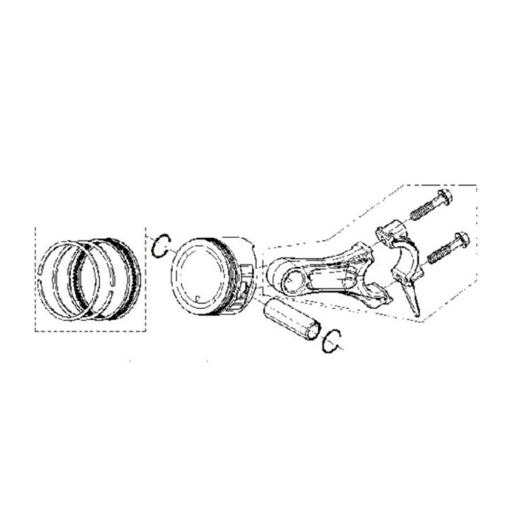 Sylinteri, Kpl 5903924-01 ryhmässä Varaosat / Varaosat Husqvarna Puutarhajyrsimet / Varaosat Husqvarna TF225 @ GPLSHOP (5903924-01)