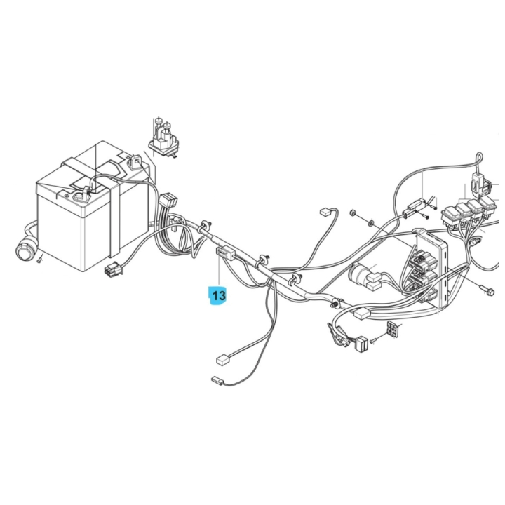 Johdot Assy Main ryhmässä Varaosat / Rider Varaosat / Varaosat Husqvarna Rider 420 TSX AWD @ GPLSHOP (5905463-01)