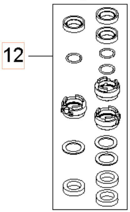 Seal Kit Rep Sys Ceramic Sp 5926176-90 ryhmässä  @ GPLSHOP (5926176-90)