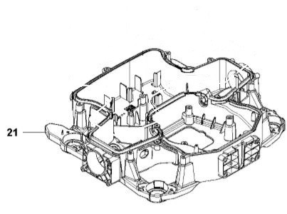 CHASSIS LOWER FRONT ryhmässä Varaosat Robottiruohonleikkurit / Varaosat Husqvarna Automower® 435X AWD / Automower 435X AWD - 2023 @ GPLSHOP (5927436-01)