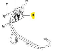 Johdot Assy Power Brushcutter ryhmässä Varaosat / Varaosat Raivaussahat / Varaosat Husqvarna 535iRXT @ GPLSHOP (5930839-01)