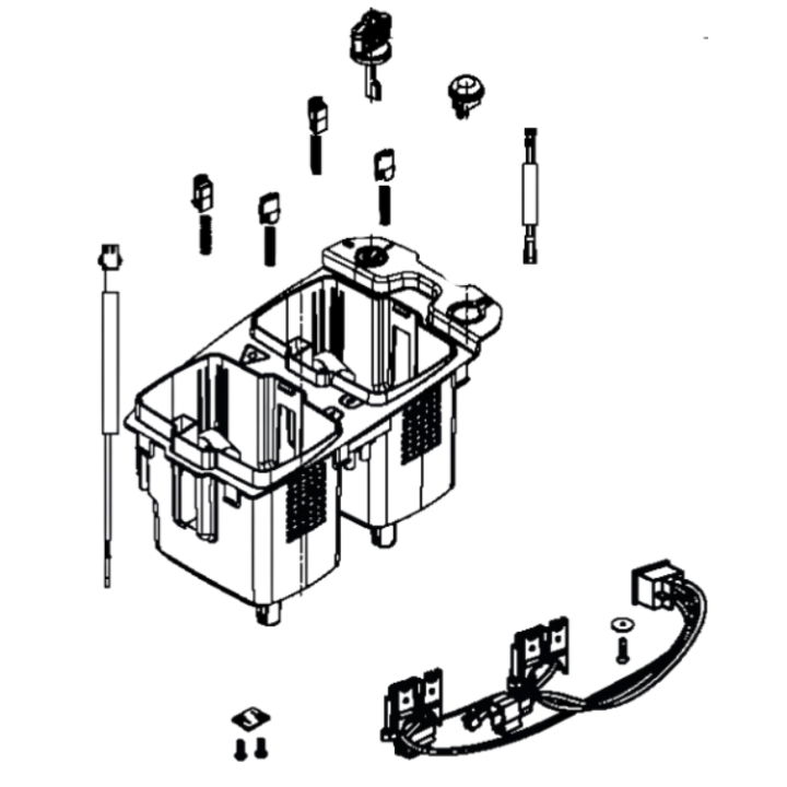 Akkukotelon varaosa Assy Lc 5931245-03 ryhmässä  @ GPLSHOP (5931245-03)