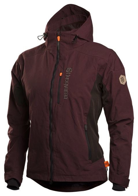 Husqvarna Xplorer Shell jacket women grape purple, XS ryhmässä Husqvarnan metsä- ja puutarhatuotteet / Husqvarna Työvaatteet/laitteet / Vapaa-ajan vaatteet Xplorer @ GPLSHOP (5932504-42)