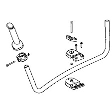 Ohjaustanko Assy ryhmässä Varaosat / Varaosat Raivaussahat / Varaosat Husqvarna 535iFR @ GPLSHOP (5936240-02)