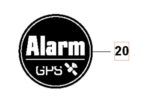 Label Gps-Turvot 5940548-01 ryhmässä Varaosat Robottiruohonleikkurit / Varaosat Husqvarna Automower® 405X / Automower 405X - 2023 @ GPLSHOP (5940548-01)