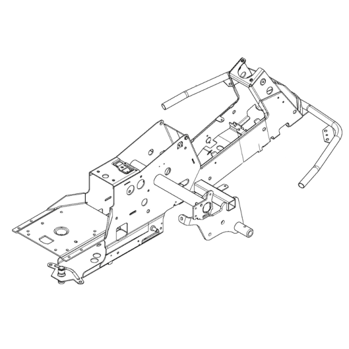 Runko 2Wd harmaa ryhmässä Varaosat / Rider Varaosat / Varaosat Husqvarna Rider 316T @ GPLSHOP (5949214-02)