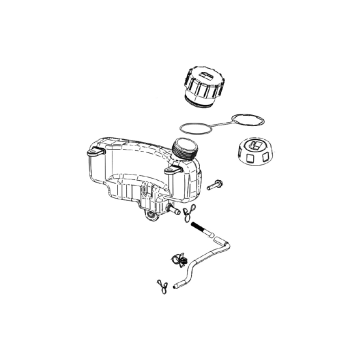 Polttoainesäiliö Rato 120 5949844-01 ryhmässä @ GPLSHOP (5949844-01)