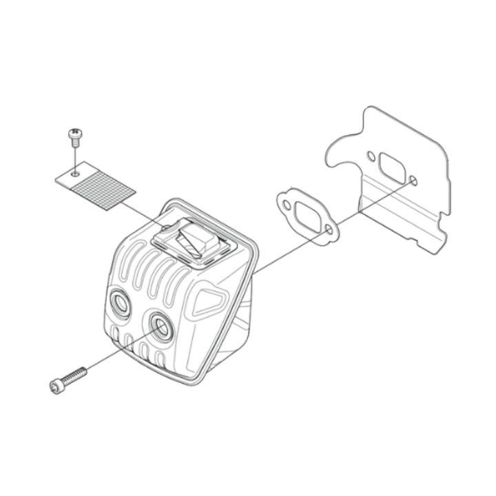 Äänenvaimenninsarja ryhmässä Varaosat / Varaosat Moottorisahat / ➤400-sarjan / Varaosat Husqvarna 450X @ GPLSHOP (5959317-02)