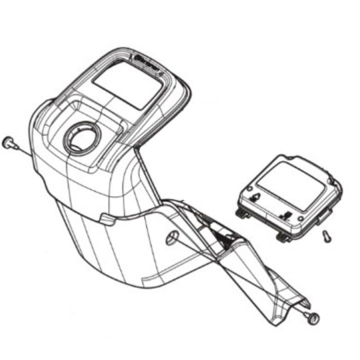 Ohjaussuojus Takaosa ryhmässä Varaosat / Rider Varaosat / Varaosat Husqvarna Rider 316TX AWD @ GPLSHOP (5965672-01)