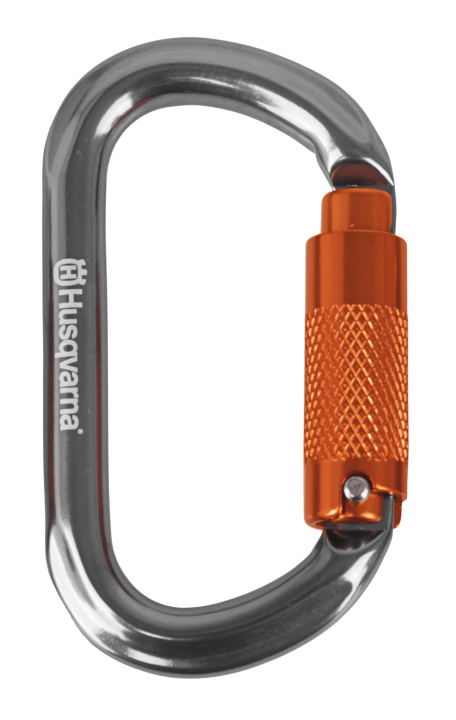 Husqvarna oval carabiner ryhmässä Husqvarnan metsä- ja puutarhatuotteet / Husqvarna Työvaatteet/laitteet / Arborist Tarvikkeet @ GPLSHOP (5969362-11)