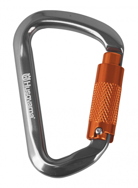 Husqvarna carabiner D-shaped ryhmässä Husqvarnan metsä- ja puutarhatuotteet / Husqvarna Työvaatteet/laitteet / Arborist Tarvikkeet @ GPLSHOP (5969362-12)