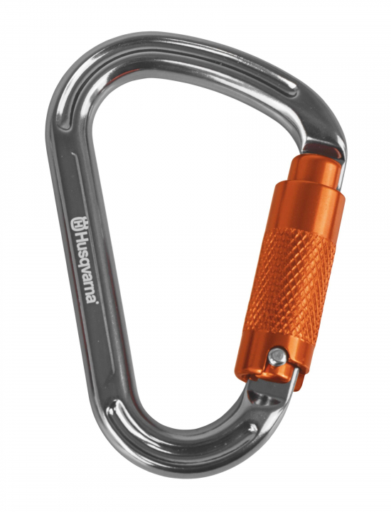 Husqvarna carabiner HMS, pear shaped ryhmässä Husqvarnan metsä- ja puutarhatuotteet / Husqvarna Työvaatteet/laitteet / Arborist Tarvikkeet @ GPLSHOP (5969362-13)