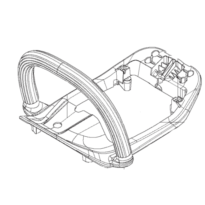 Etukahva 522Hd ryhmässä Varaosat / Varaosat Pensasleikkurit / Varaosat Husqvarna 522HDR75X @ GPLSHOP (5970241-01)
