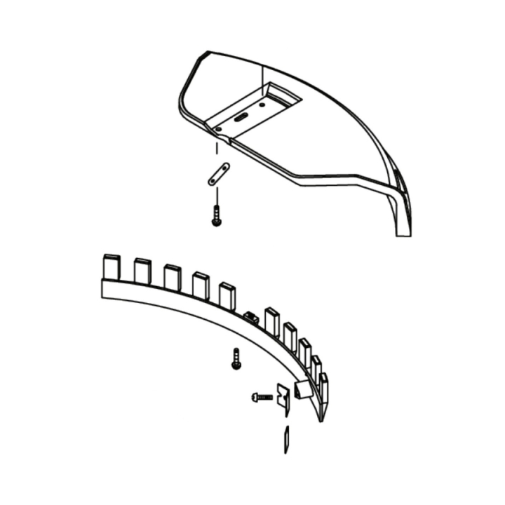 Shield Kit Leikkaus Shield - Mc 5975946-01 ryhmässä Varaosat / Varaosat McCulloch Raivaussahat / Varaosat McCulloch B33PS+ 4in1 @ GPLSHOP (5975946-01)