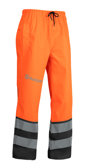 Rain Trousers Husqvarna Functional EN 20471, XL ryhmässä Husqvarnan metsä- ja puutarhatuotteet / Husqvarna Työvaatteet/laitteet / Turvahousut @ GPLSHOP (5976629-58)