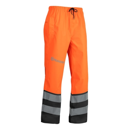 Rain Trousers Husqvarna Functional EN 20471 ryhmässä Husqvarnan metsä- ja puutarhatuotteet / Husqvarna Työvaatteet/laitteet / Turvahousut @ GPLSHOP (5976629)