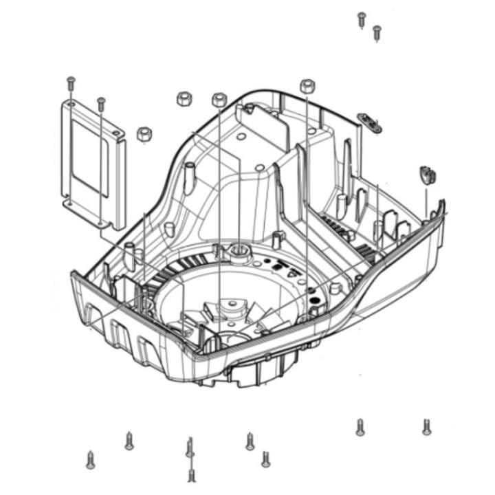 Cover Pro Powerhead Bottom 5979378-01 ryhmässä @ GPLSHOP (5979378-01)