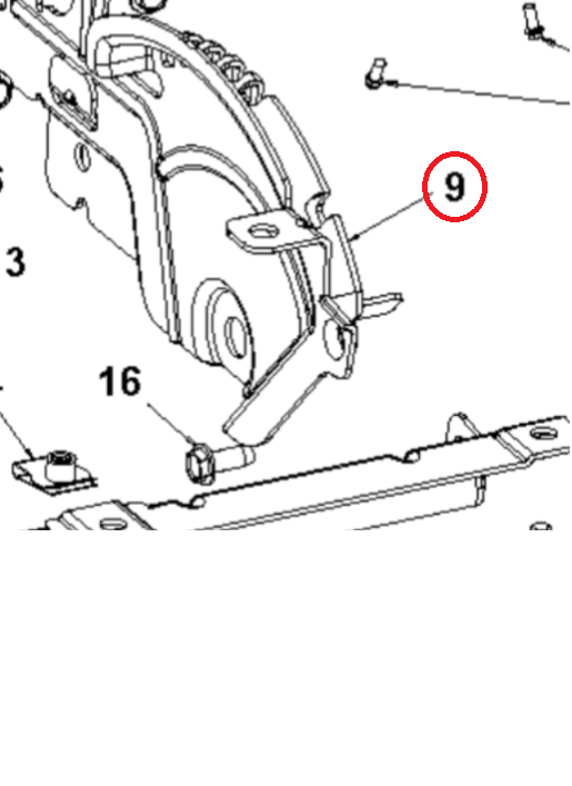 Bracket Assy, Weldment, Speed Co 5979922-02 ryhmässä  @ GPLSHOP (5979922-02)