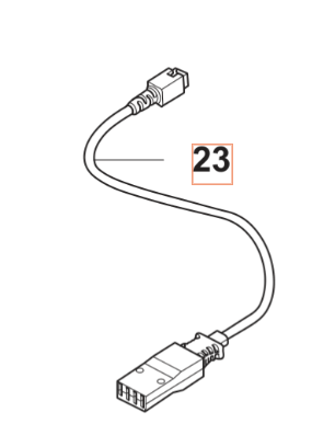 Wiring Assy Premium Battery Te 5980131-02 ryhmässä Varaosat Robottiruohonleikkurit @ GPLSHOP (5980131-02)