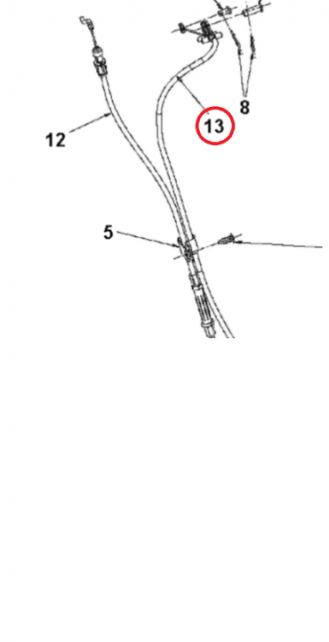 Cable Assy Speed Select Braide ryhmässä  @ GPLSHOP (5984504-01)