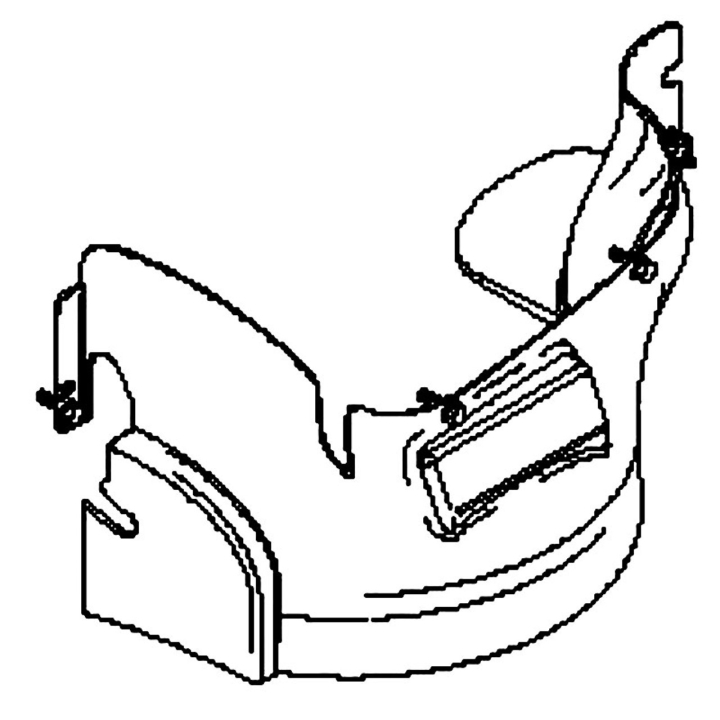 Guard Asm Rh Tex Crd ranska ryhmässä Varaosat / Puutarhatraktorit Varaosat @ GPLSHOP (5986607-01)