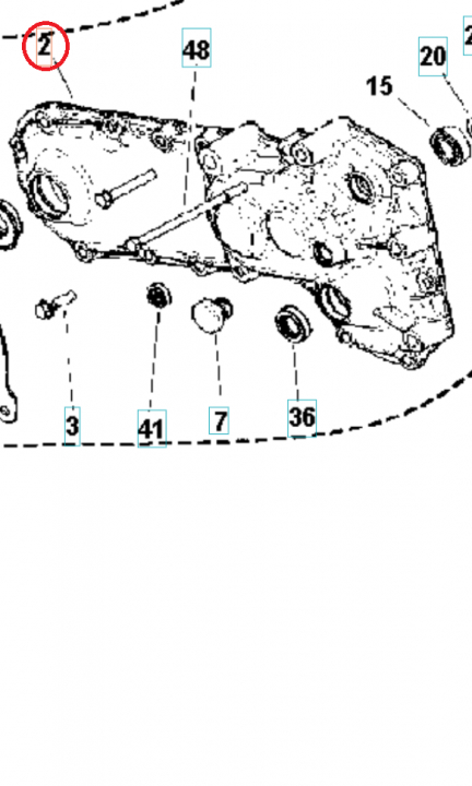 Moottorin Kannen Kampikammi Oikealla 5986763-01 ryhmässä  @ GPLSHOP (5986763-01)