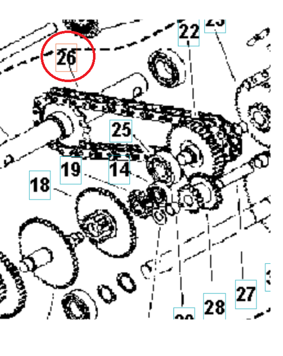 Ketjunous Nok 15 875 / 44 Linkkiä 5986818-01 ryhmässä  @ GPLSHOP (5986818-01)