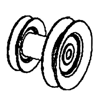 Hihnapyörän hitsaus 1 tuumaa Hc - Rato ryhmässä @ GPLSHOP (5988160-02)