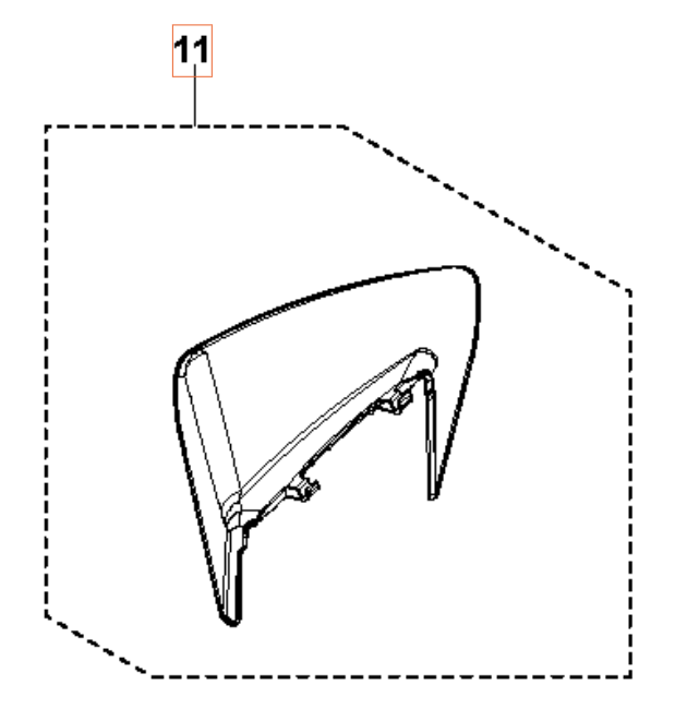 DEFLECTOR, SIDE PROTECTION COVER ryhmässä  @ GPLSHOP (5989614-01)