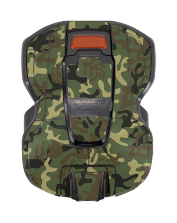 Tarrasarja 'Camo' mallille Automower 305 - 2020> ryhmässä Lisälaitteet robottiruohonleikkurit / Tarrasarja @ GPLSHOP (5992950-01)