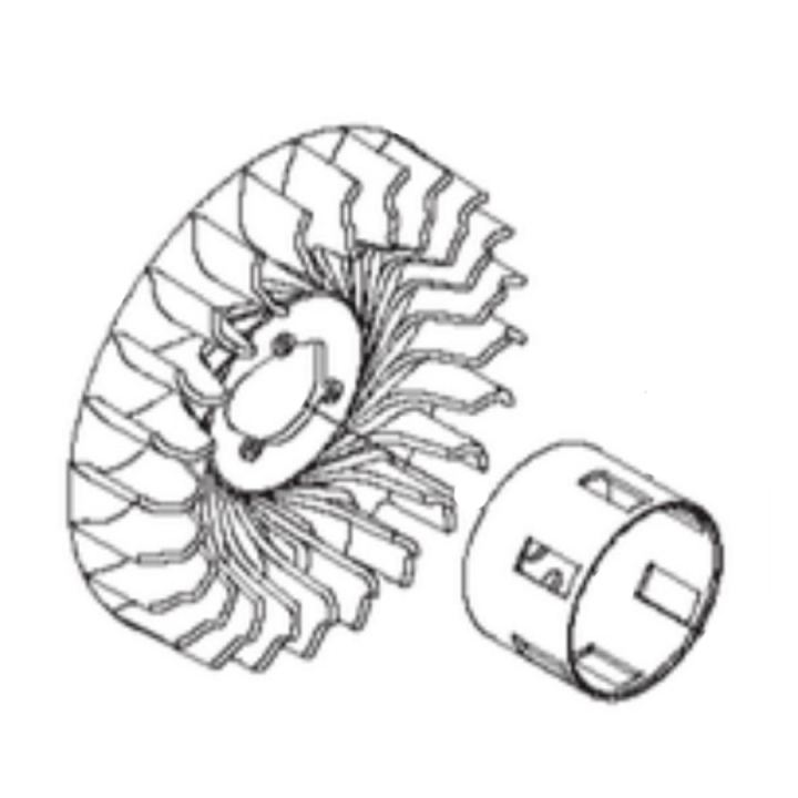 Hihnapyörä Assy 5993486-02 ryhmässä @ GPLSHOP (5993486-02)