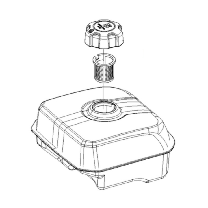 Polttoainesäiliö Assy 5993494-42 ryhmässä @ GPLSHOP (5993494-42)