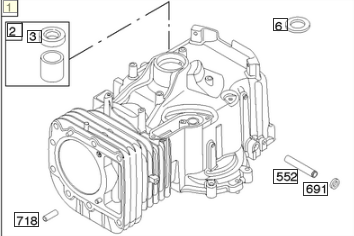 CYLINDER KOMPL ryhmässä  @ GPLSHOP (796010)
