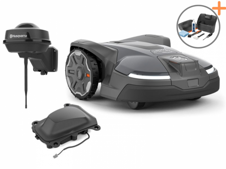 Husqvarna Automower® 450X Nera Robottiruohonleikkuri kanssa EPOS plug-in kit | Huolto- ja puhdistussarja ilmaiseksi! ryhmässä  @ GPLSHOP (9705353)