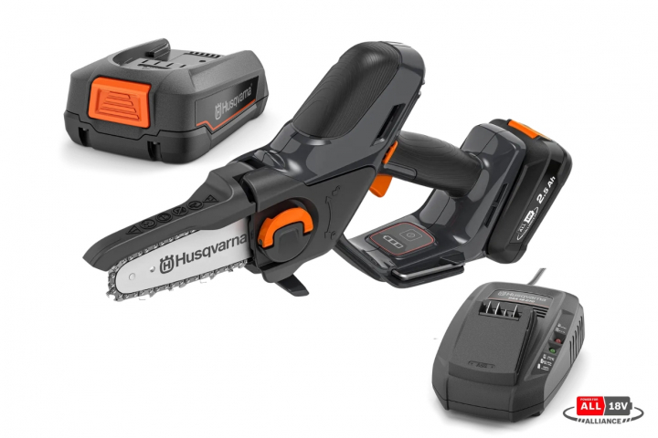 Husqvarna Aspire™ P5 sis. akun ja laturin ryhmässä Husqvarnan metsä- ja puutarhatuotteet / Husqvarna Kirveet ja metsätyökalut / Oksasahat @ GPLSHOP (9707537-02)