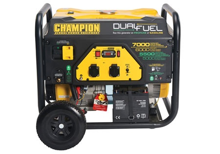 Champion 7000 Watt Dual Fuel Generator With Electric Start ryhmässä  @ GPLSHOP (CPG7500E2-DF-EU)