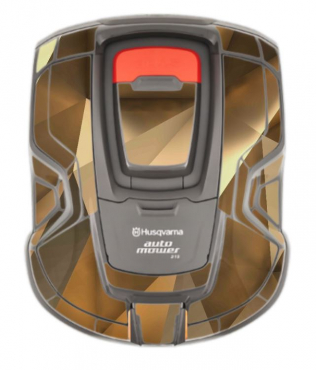 Tarrasarja mallille Automower 310/315 Gold ryhmässä Lisälaitteet Robottiruohonleikkurit / Tarrasarja @ GPLSHOP (am310-385234810)