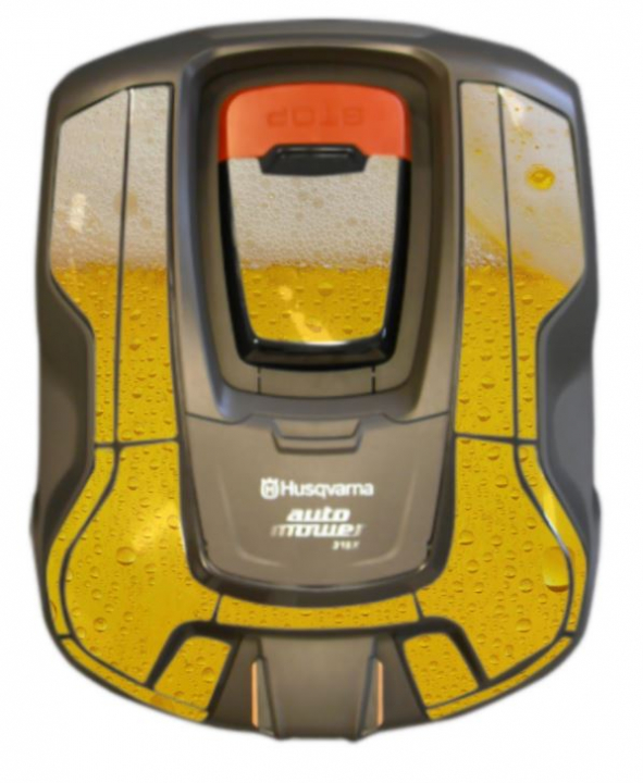 Tarrasarja mallille Automower 315X Beer ryhmässä Lisälaitteet Robottiruohonleikkurit / Tarrasarja @ GPLSHOP (am315x-177912356)