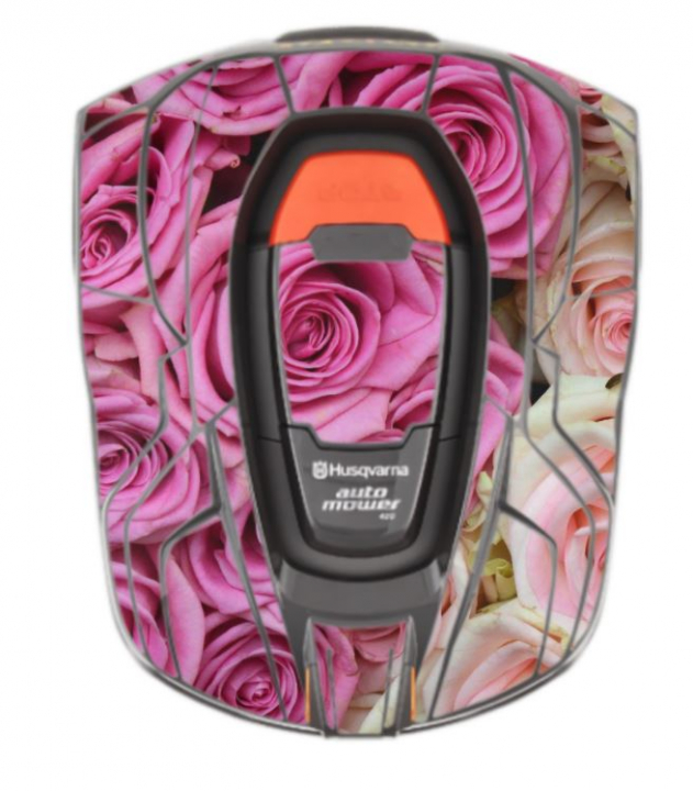 Tarrasarja mallille Automower 320/420/440 Roses ryhmässä Lisälaitteet Robottiruohonleikkurit / Tarrasarja @ GPLSHOP (am420-425514967)