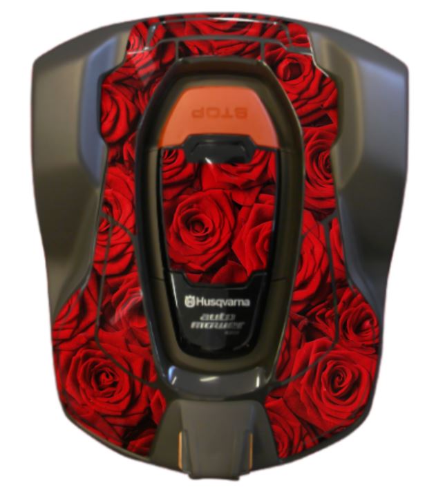 Tarrasarja mallille Automower 430X 2018-> Red Roses ryhmässä Lisälaitteet robottiruohonleikkurit / Tarrasarja @ GPLSHOP (am430X-127002347)