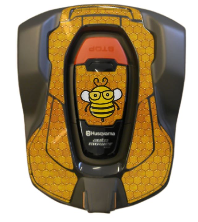 Tarrasarja mallille Automower 430X 2018-> Bee ryhmässä Lisälaitteet Robottiruohonleikkurit / Tarrasarja @ GPLSHOP (am430x-r50250716)