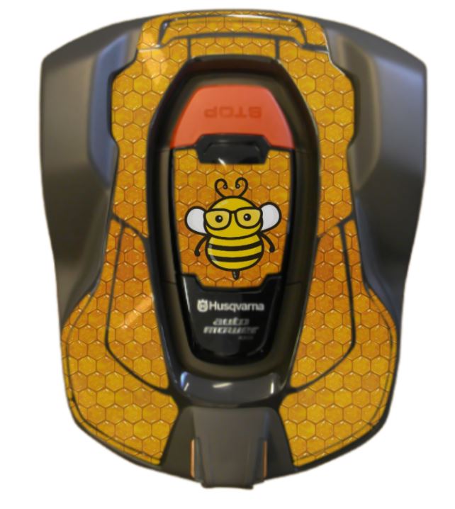 Tarrasarja mallille Automower 430X 2018-> Bee ryhmässä Lisälaitteet robottiruohonleikkurit / Tarrasarja @ GPLSHOP (am430x-r50250716)