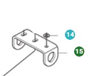 Kiinnike, Pidin Takapyörä-Akseli 5013213-01