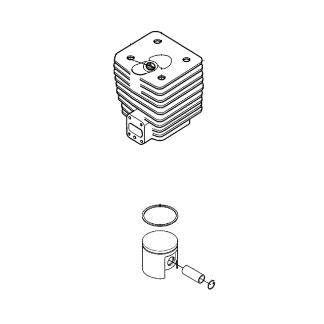 Sylinteri Jonsered RS51, RS52