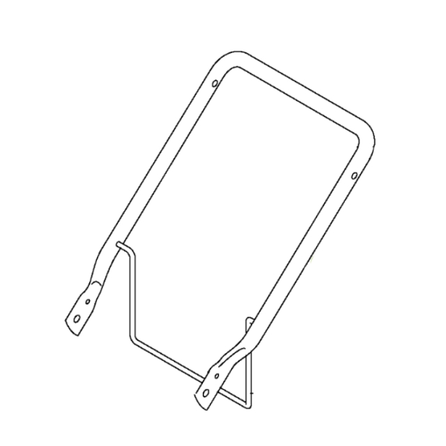 Alempi ohjaustanko, harmaa