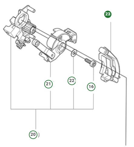 Läpivienti Ohjaus Pysäytys/Rikastin
