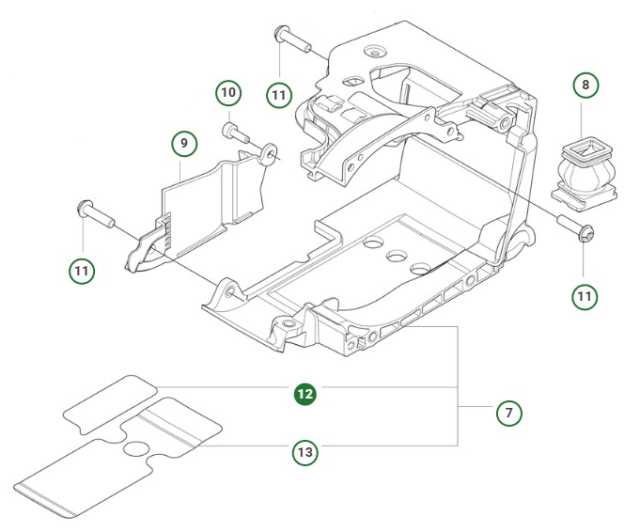 Lämpösuojan sylinterin kansi